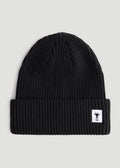 Cotton Beanie in Black