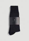 Dress Socks Size 14 to 17 (3-Pack) for Tall Men in Black