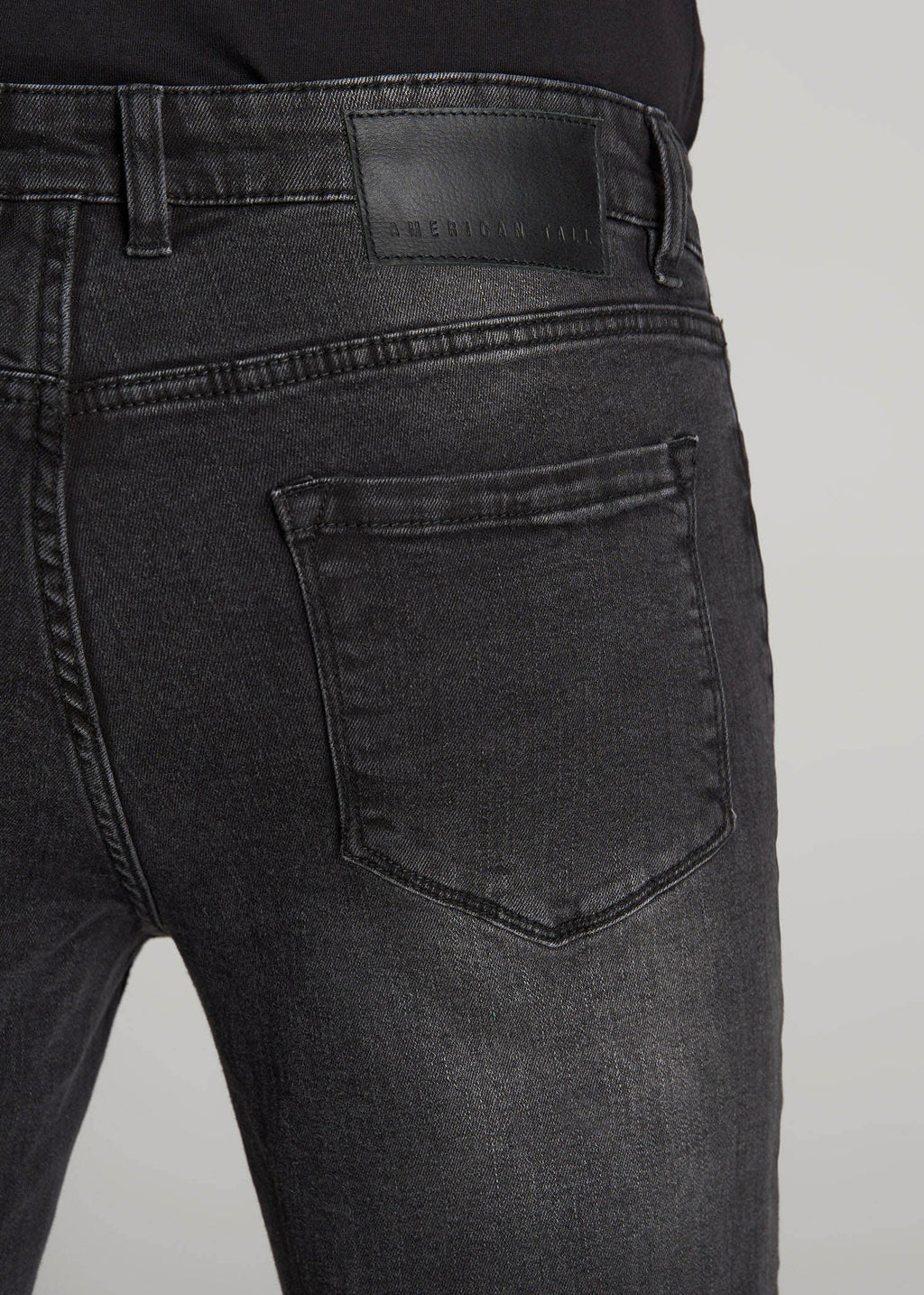 Dylan Slim Fit Jeans for Tall Men in Dark Smoke