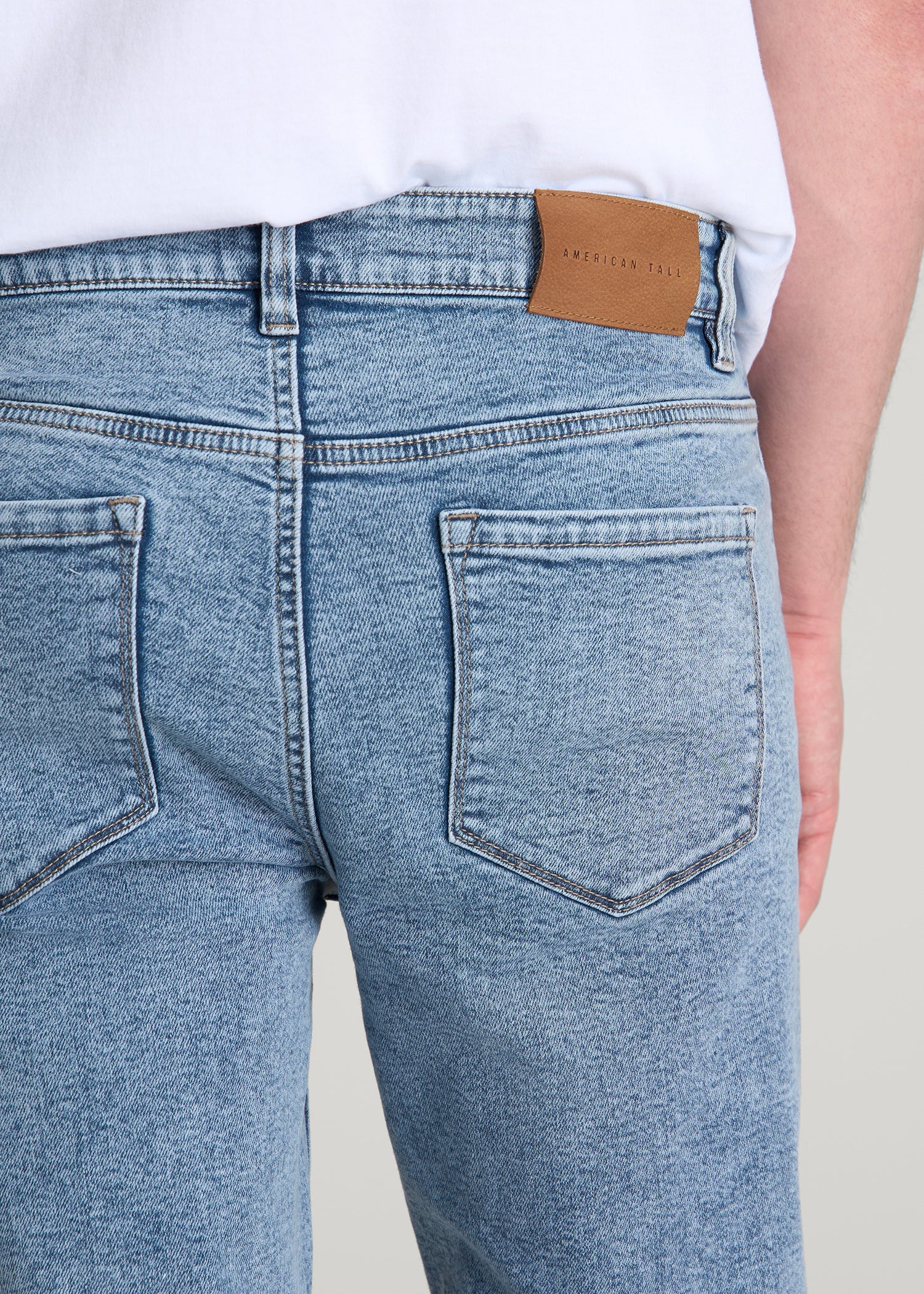 Dylan Slim Fit Jeans for Tall Men in Perfect Blue