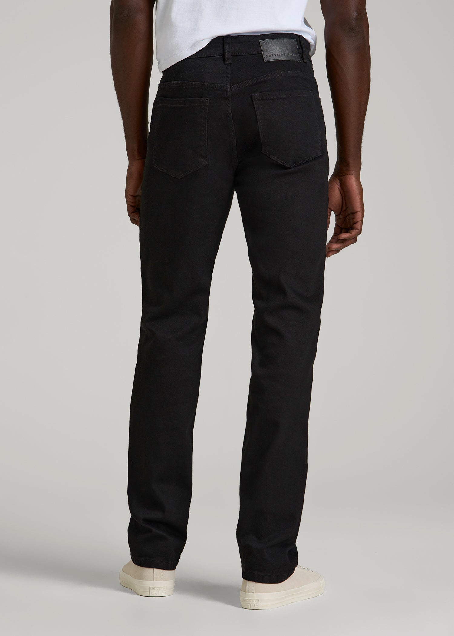 J1 STRAIGHT LEG Jeans for Tall Men in Black