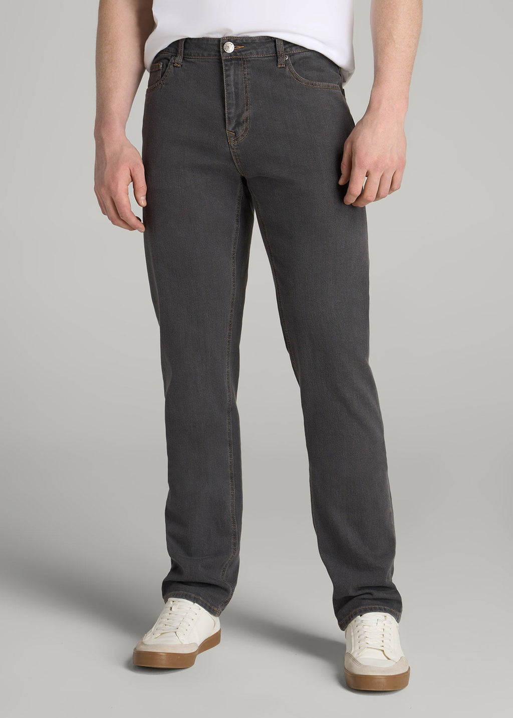 J1 STRAIGHT LEG Jeans for Tall Men in Grey