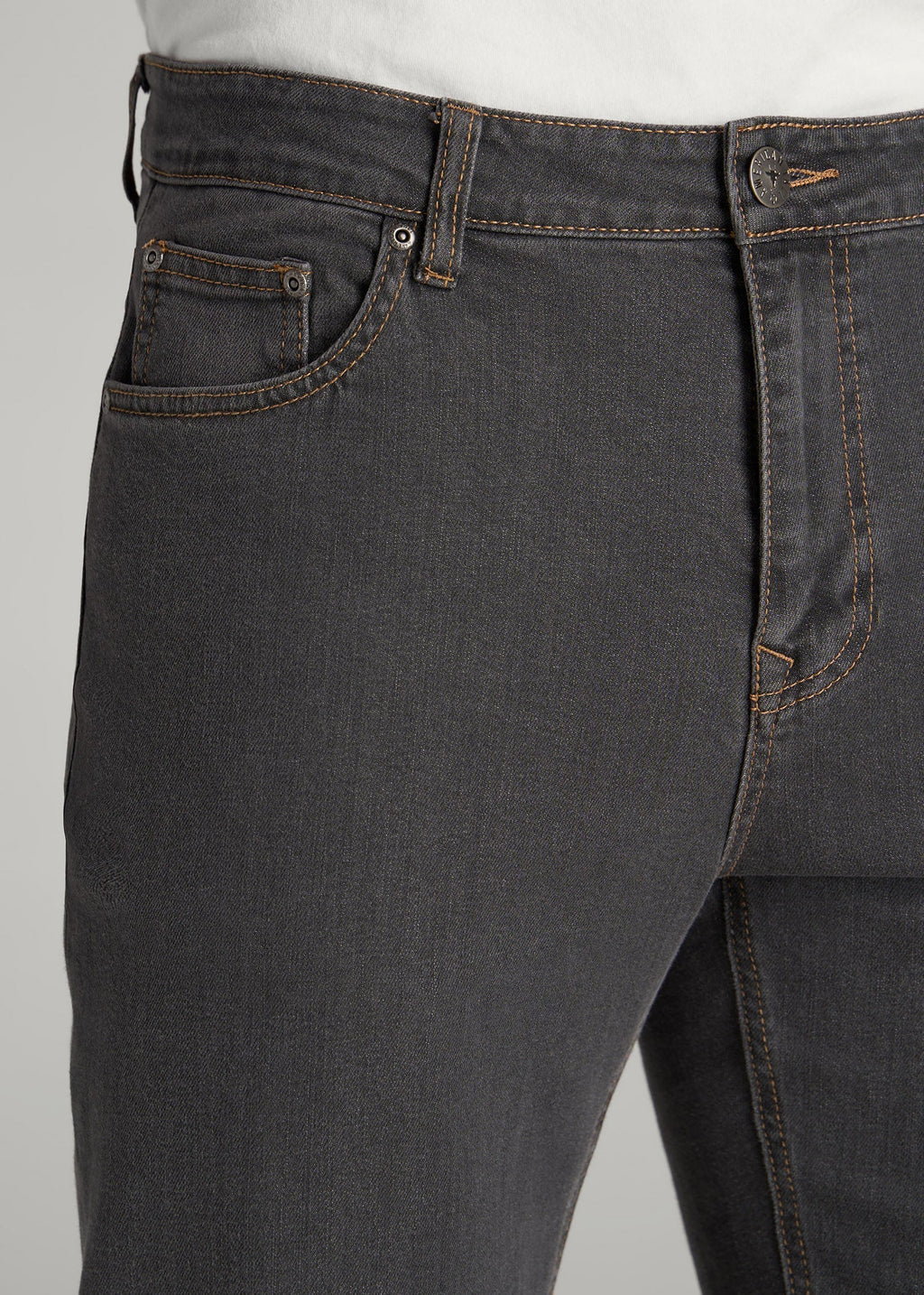 J1 STRAIGHT LEG Jeans for Tall Men in Grey