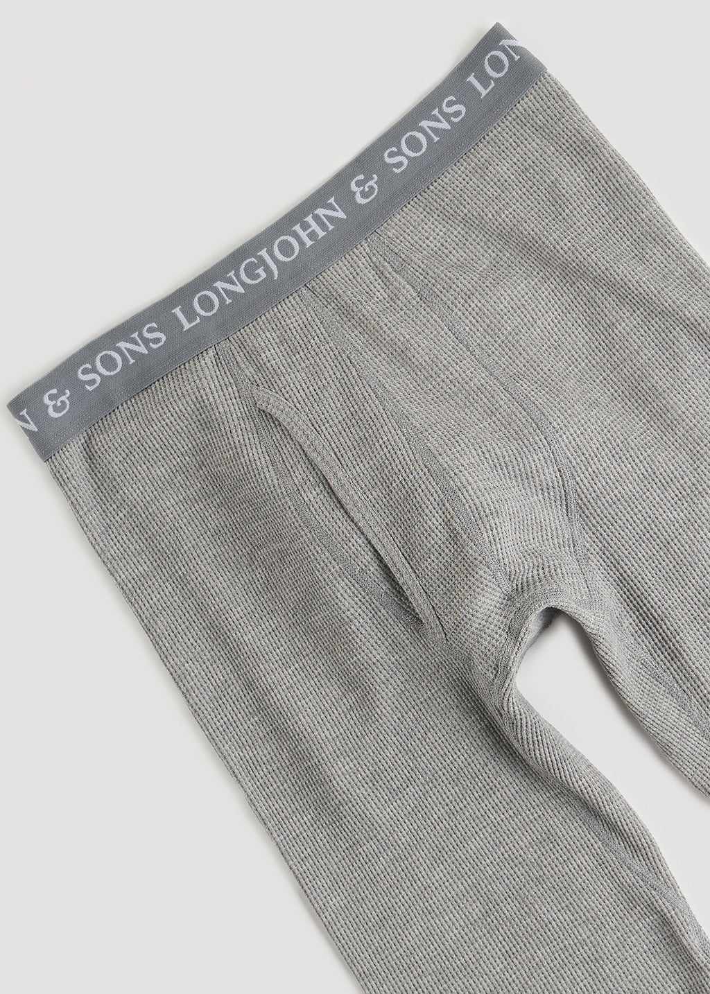 LJ&S Long Thermal Underwear for Tall Men in Grey Mix - Bottoms for Tall Men