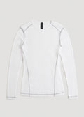 LJ&S Long Thermal Undershirt for Tall Men in White