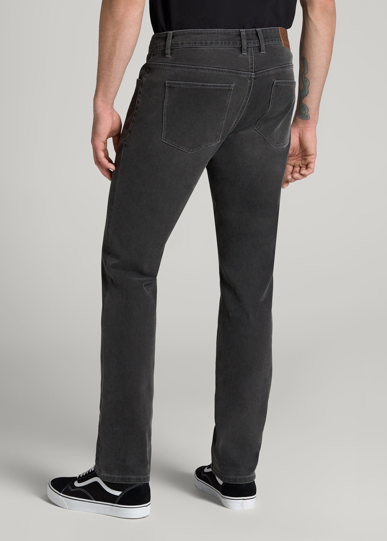 LJ&S TAPERED Jeans for Tall Men in Industrial Grey