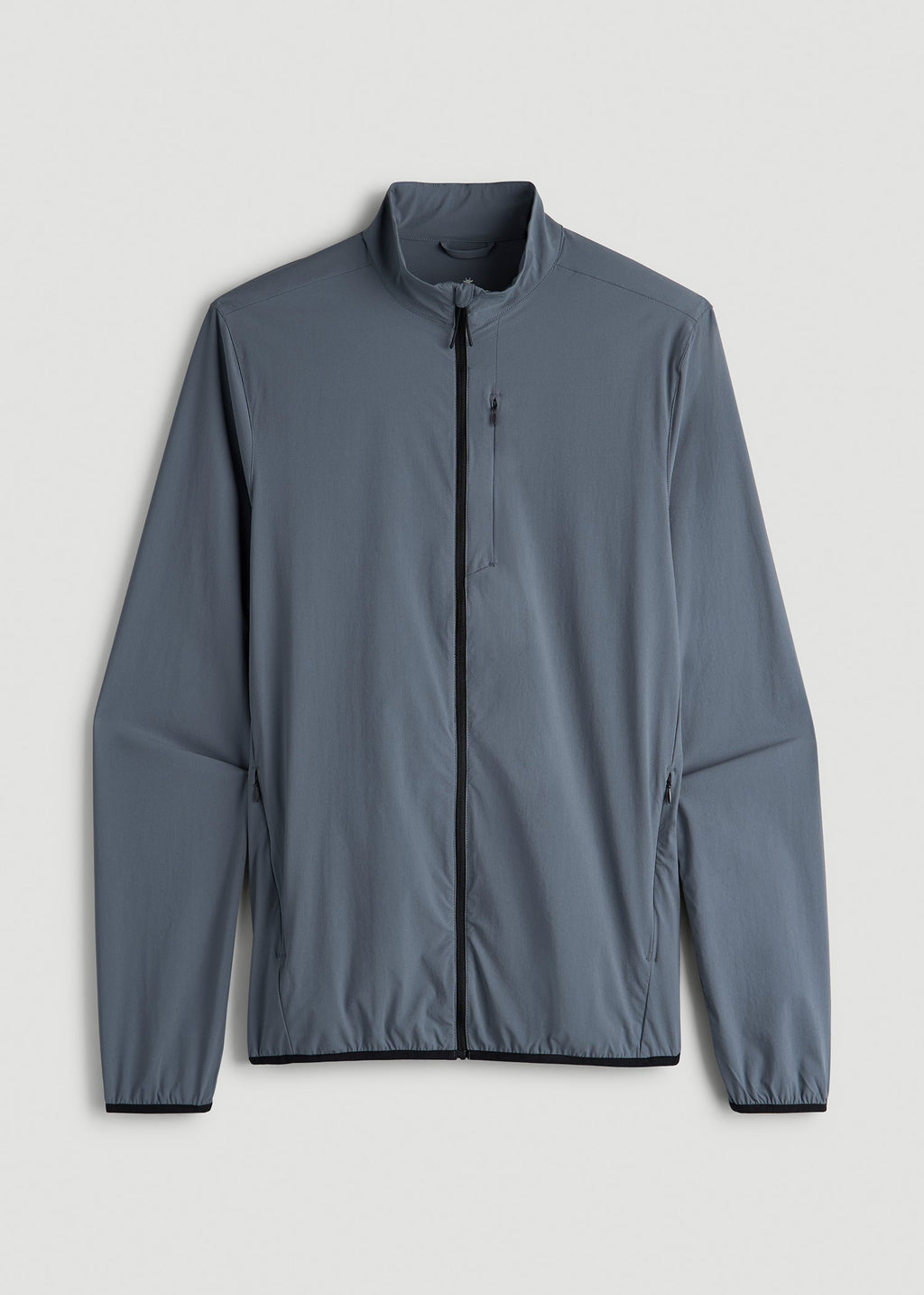 Softshell Jacket for Outdoor Training for Tall Men in Smoky Blue