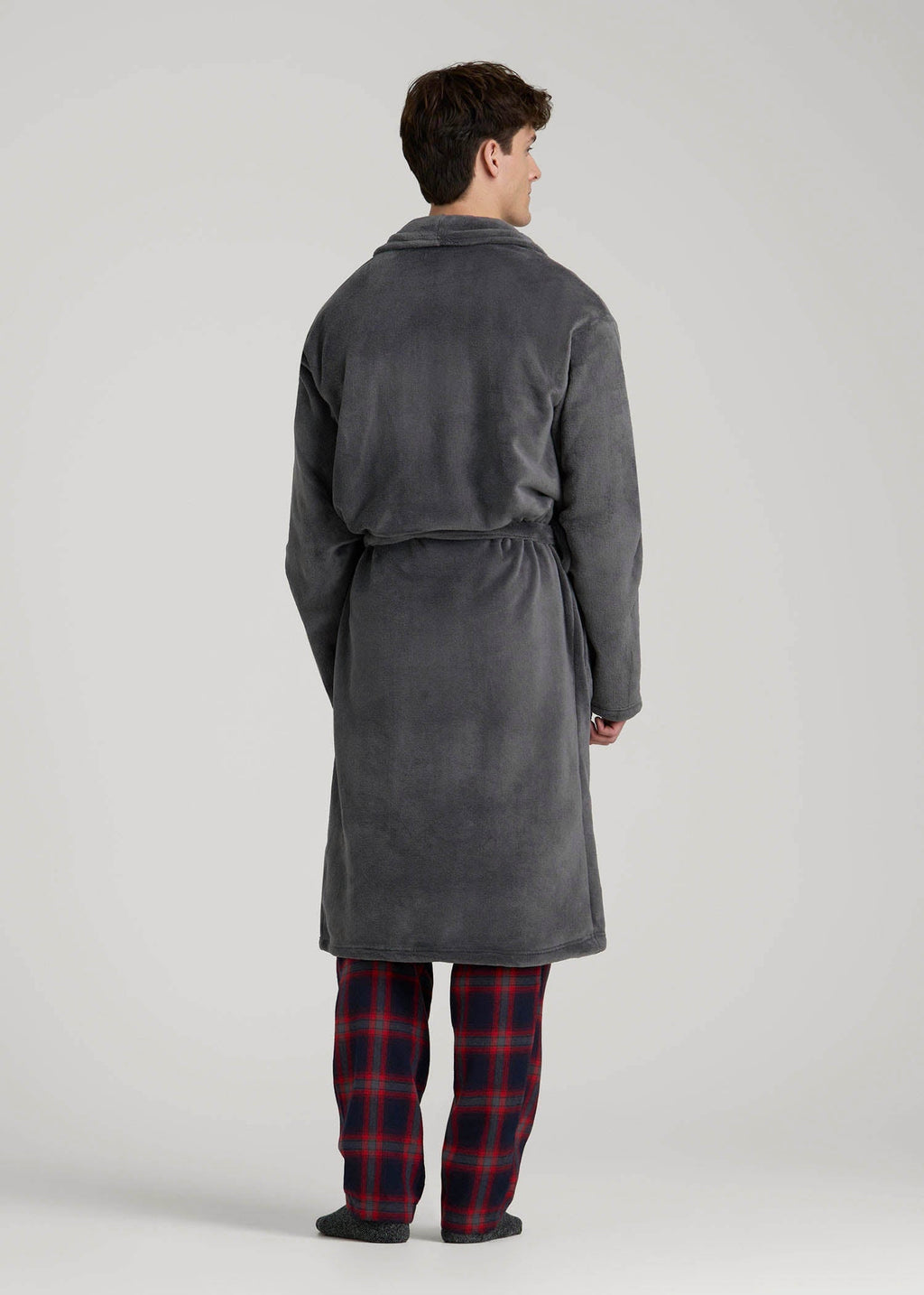 Robe for Tall Men in Charcoal
