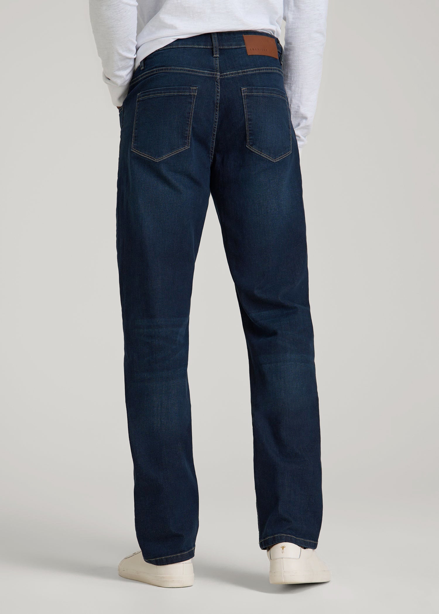 Mason Relaxed Fit Jeans for Tall Men in Blue Steel