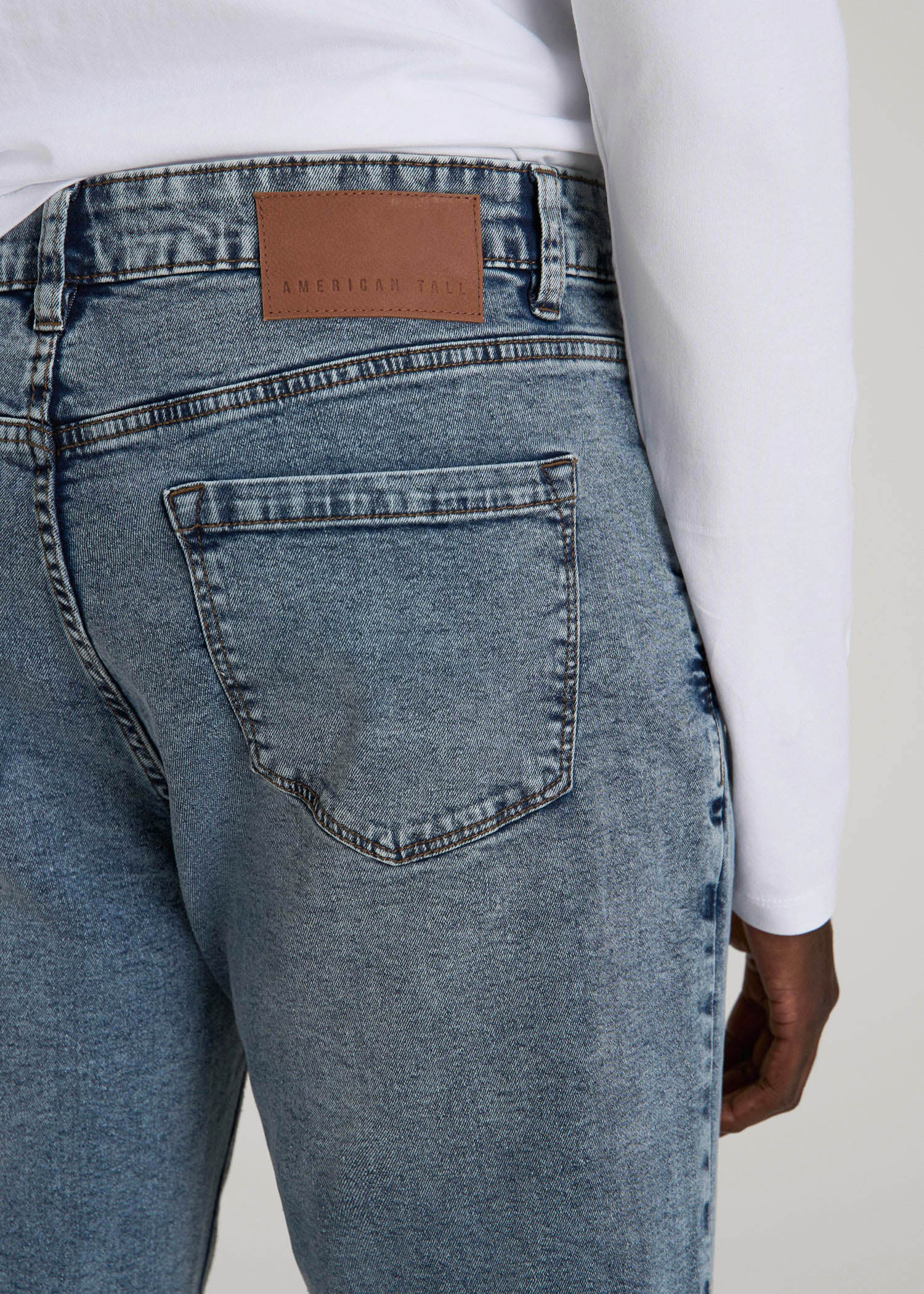 Mason Relaxed Fit Jeans for Tall Men in Vintage Faded Blue
