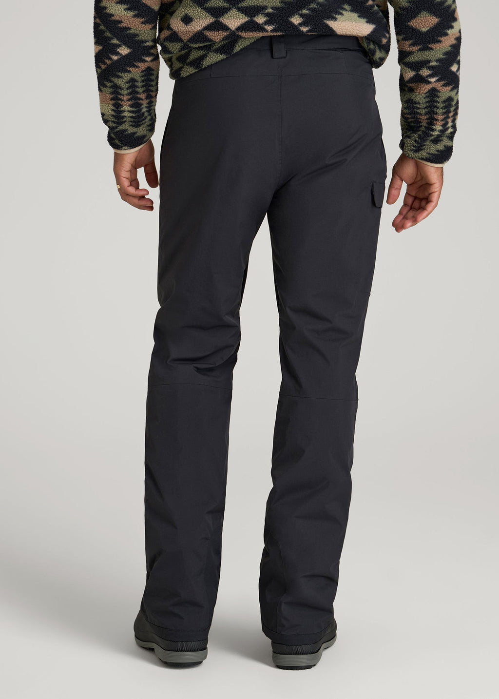 Snow Pants for Tall Men in Black
