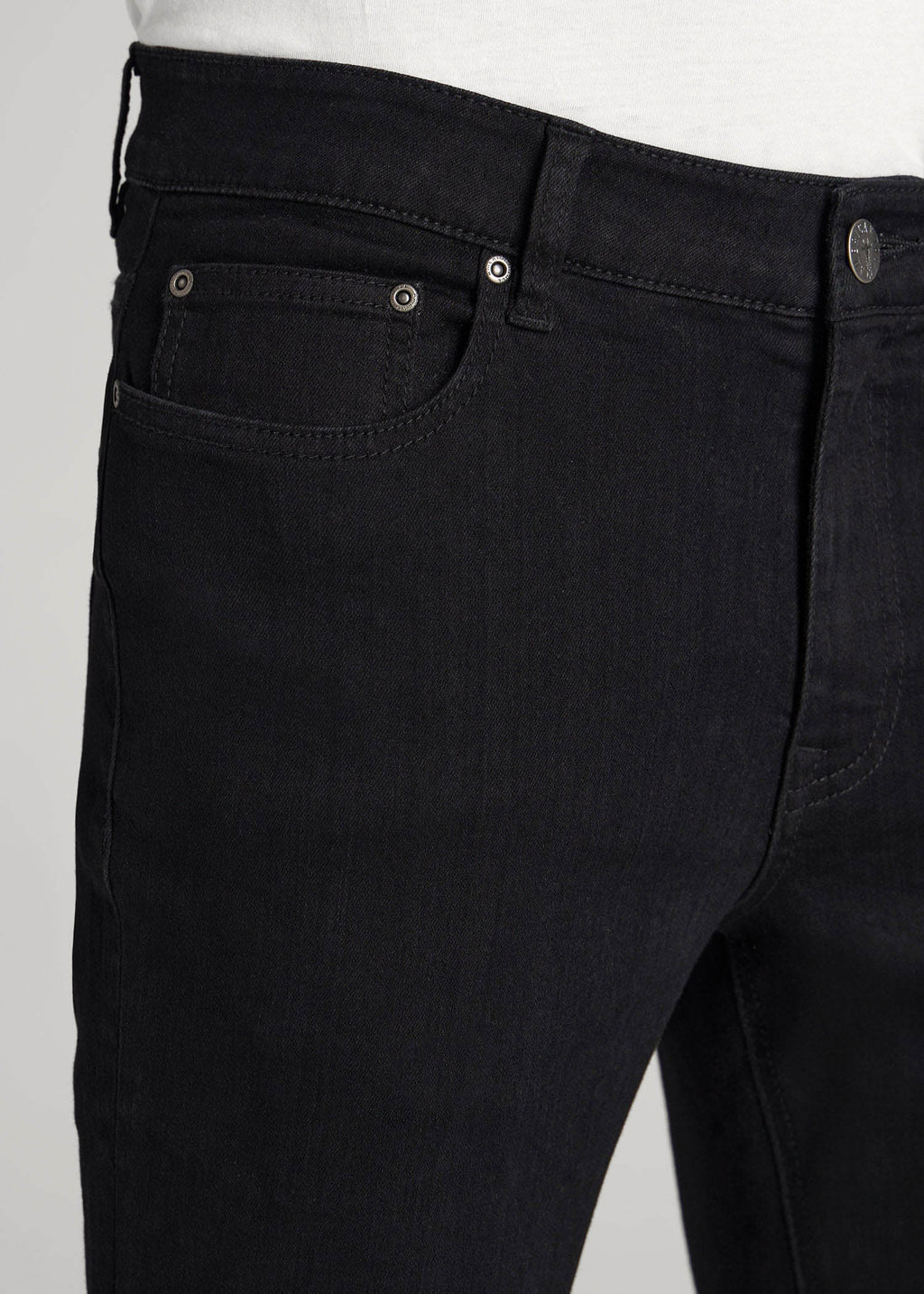Dylan Slim Fit Jeans for Tall Men in Black