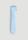 Tie for Tall Men in Ice Blue