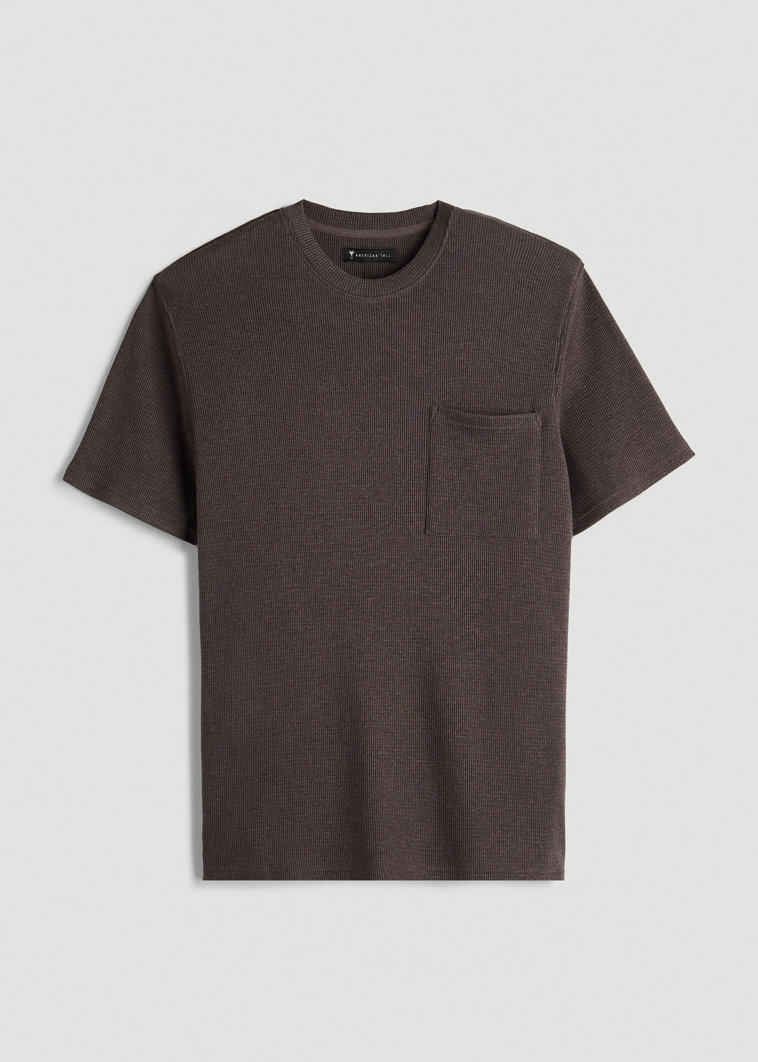 Waffle Lounge Top for Tall Men in Espresso
