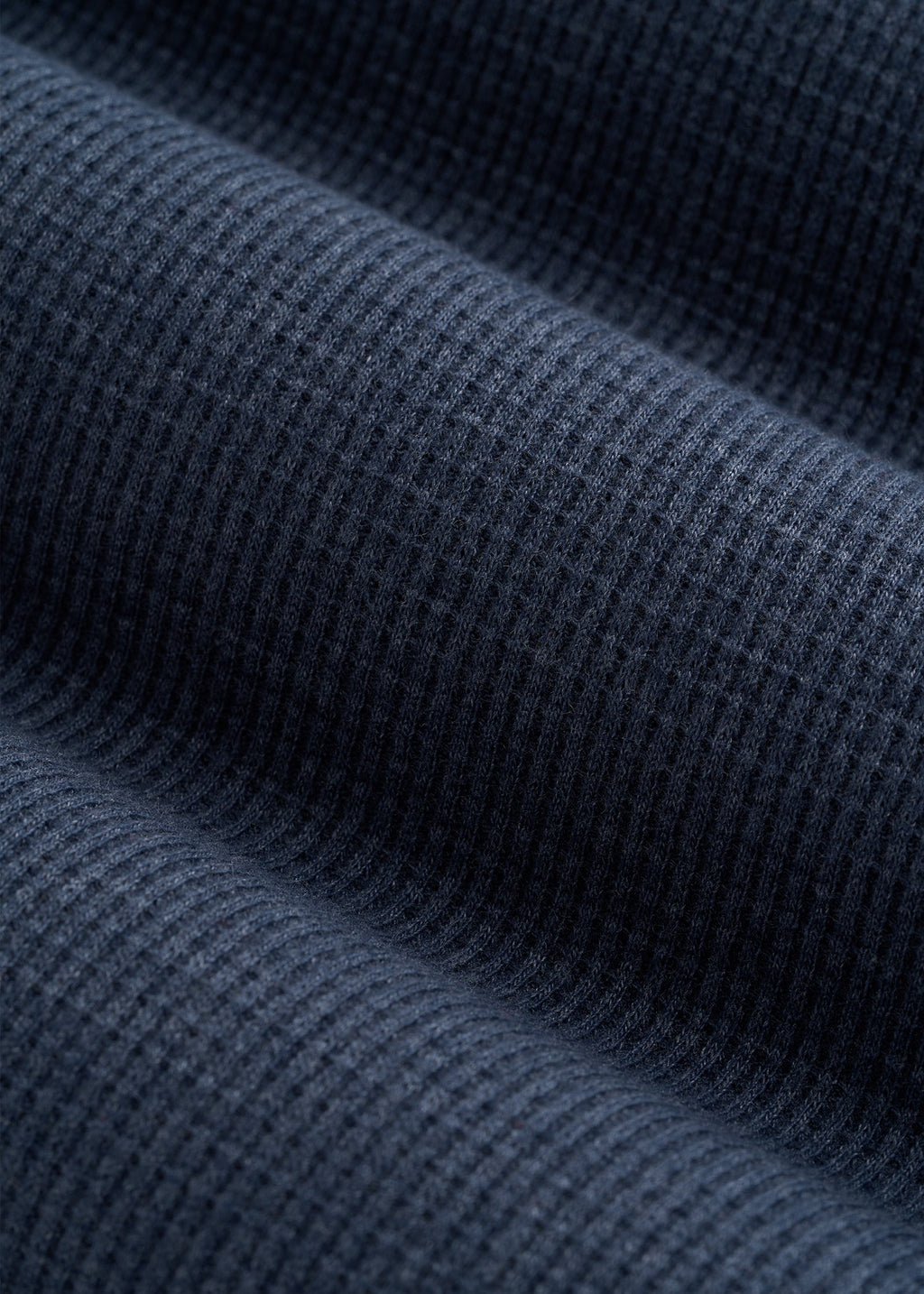 Waffle Lounge Top for Tall Men in Navy Blue