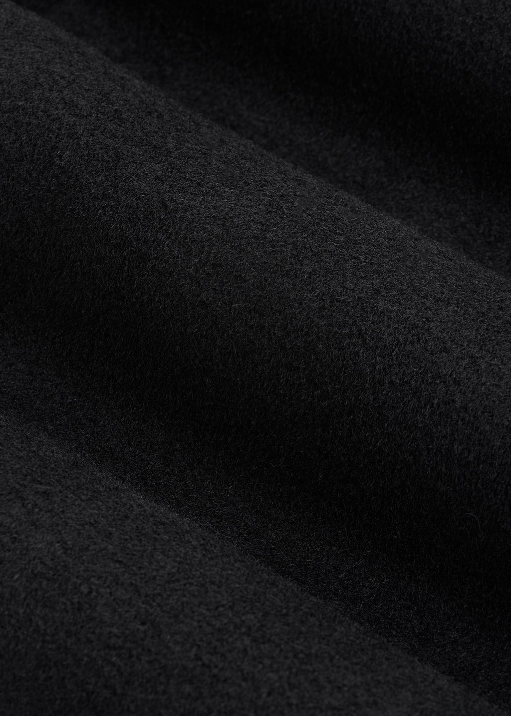 Wool Coat for Tall Men in Black