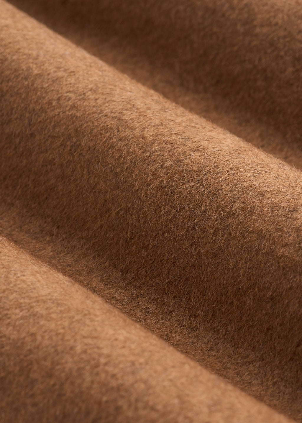 Wool Coat for Tall Men in Camel