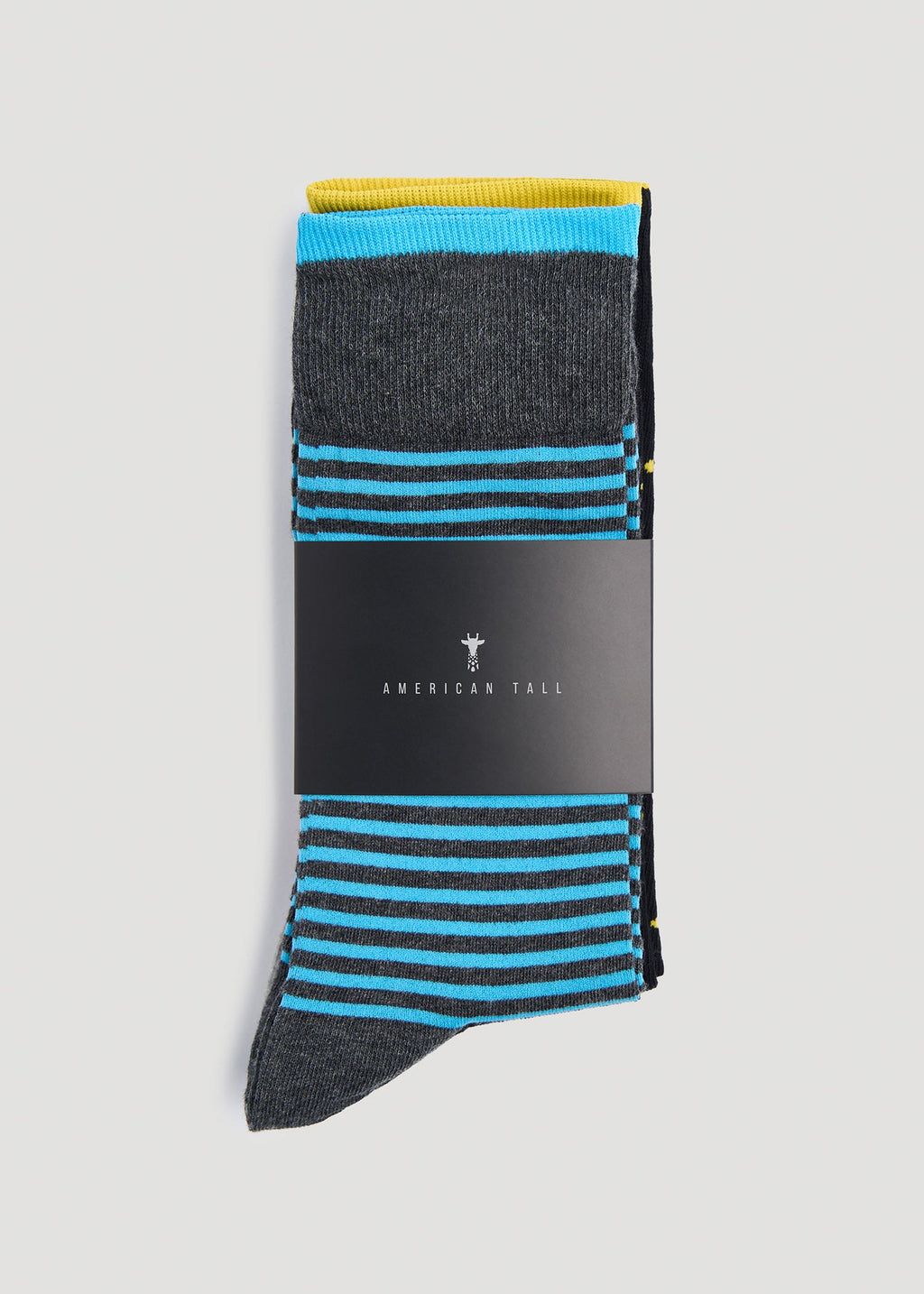 Dress Socks Size 14 to 17 (3-Pack) for Tall Men in Pack A