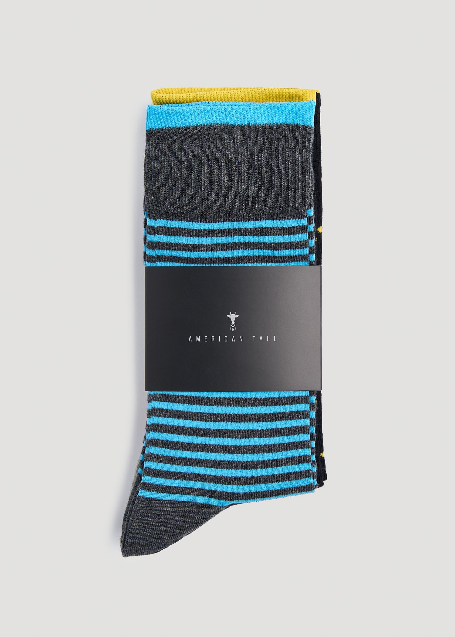 Dress Socks Size 14 to 17 (3-Pack) for Tall Men in Pack A