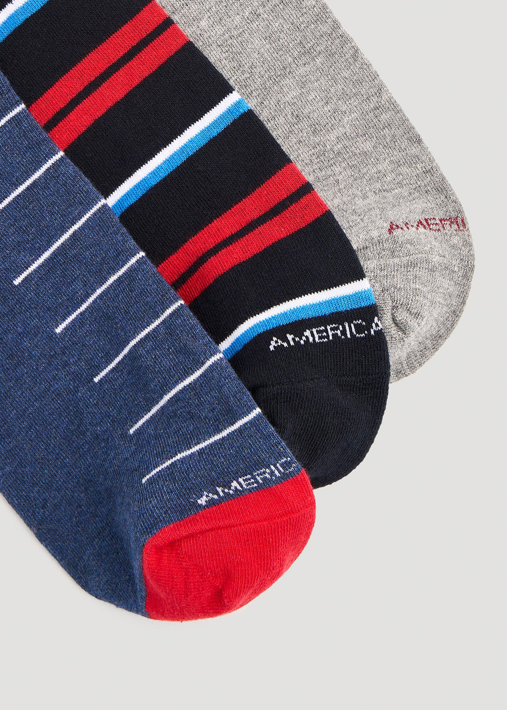 Dress Socks Size 14 to 17 (3-Pack) for Tall Men in Pack D