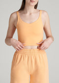 Balance Tank Top for Tall Women in Clementine
