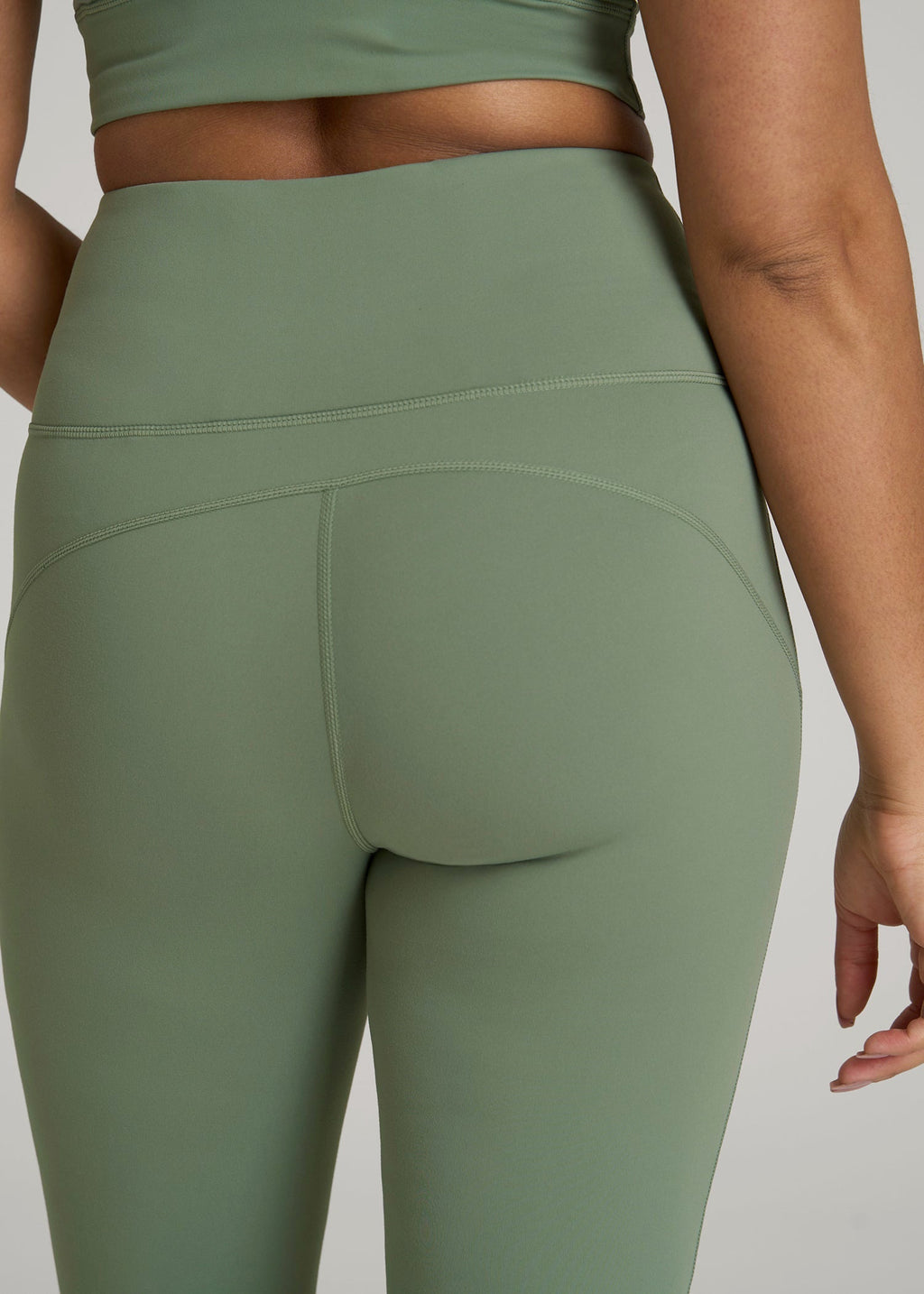 Balance Flare Yoga Pants for Tall Women in Dark Seagrass