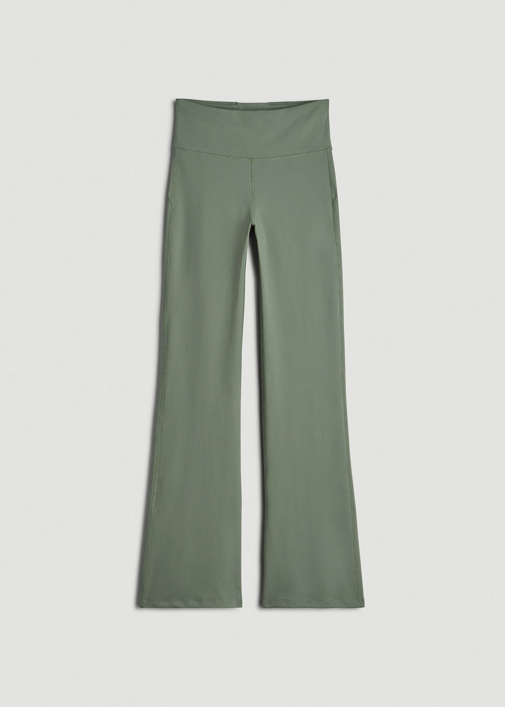 Balance Flare Yoga Pants for Tall Women in Dark Seagrass