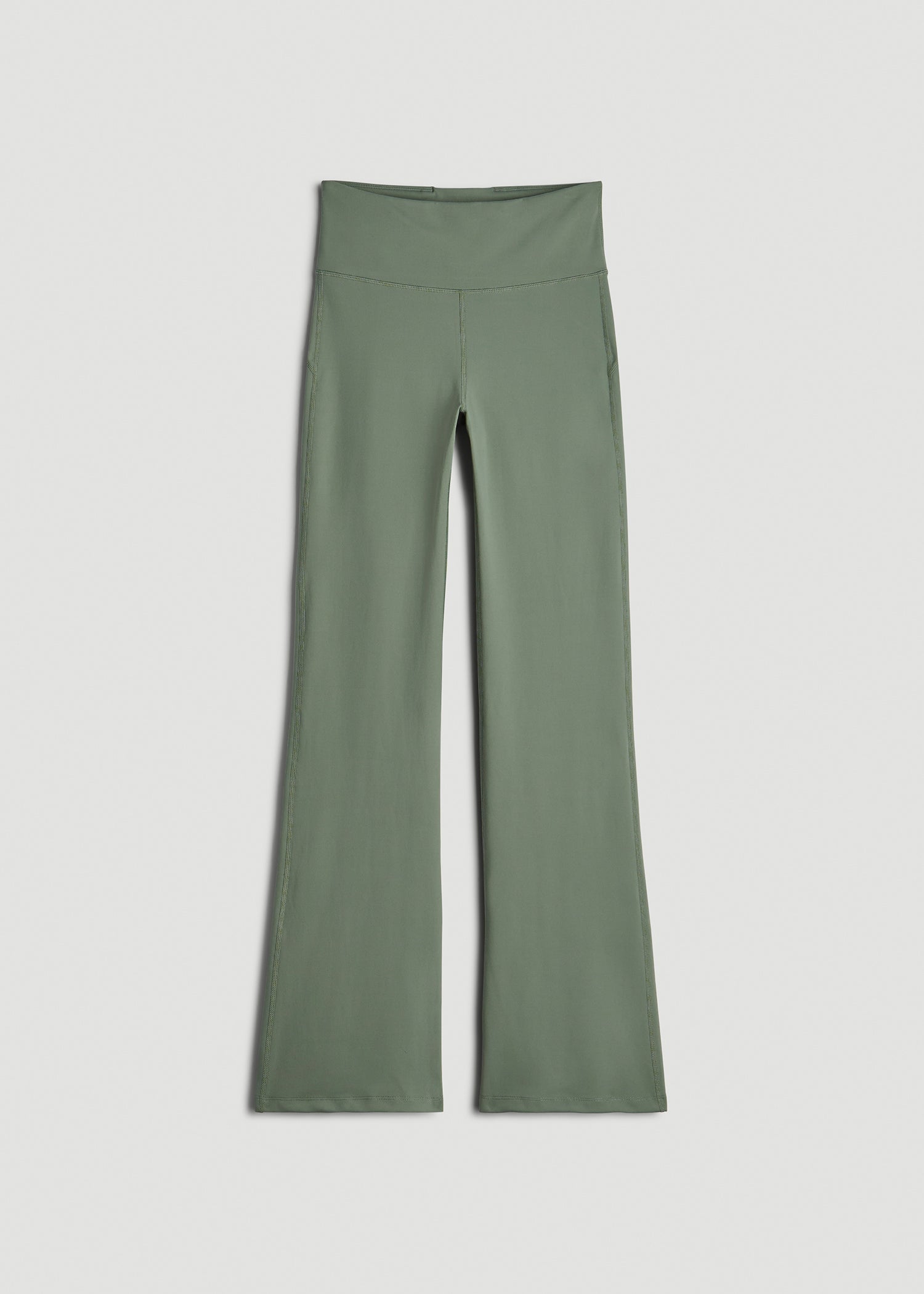 Balance Flare Yoga Pants for Tall Women in Dark Seagrass