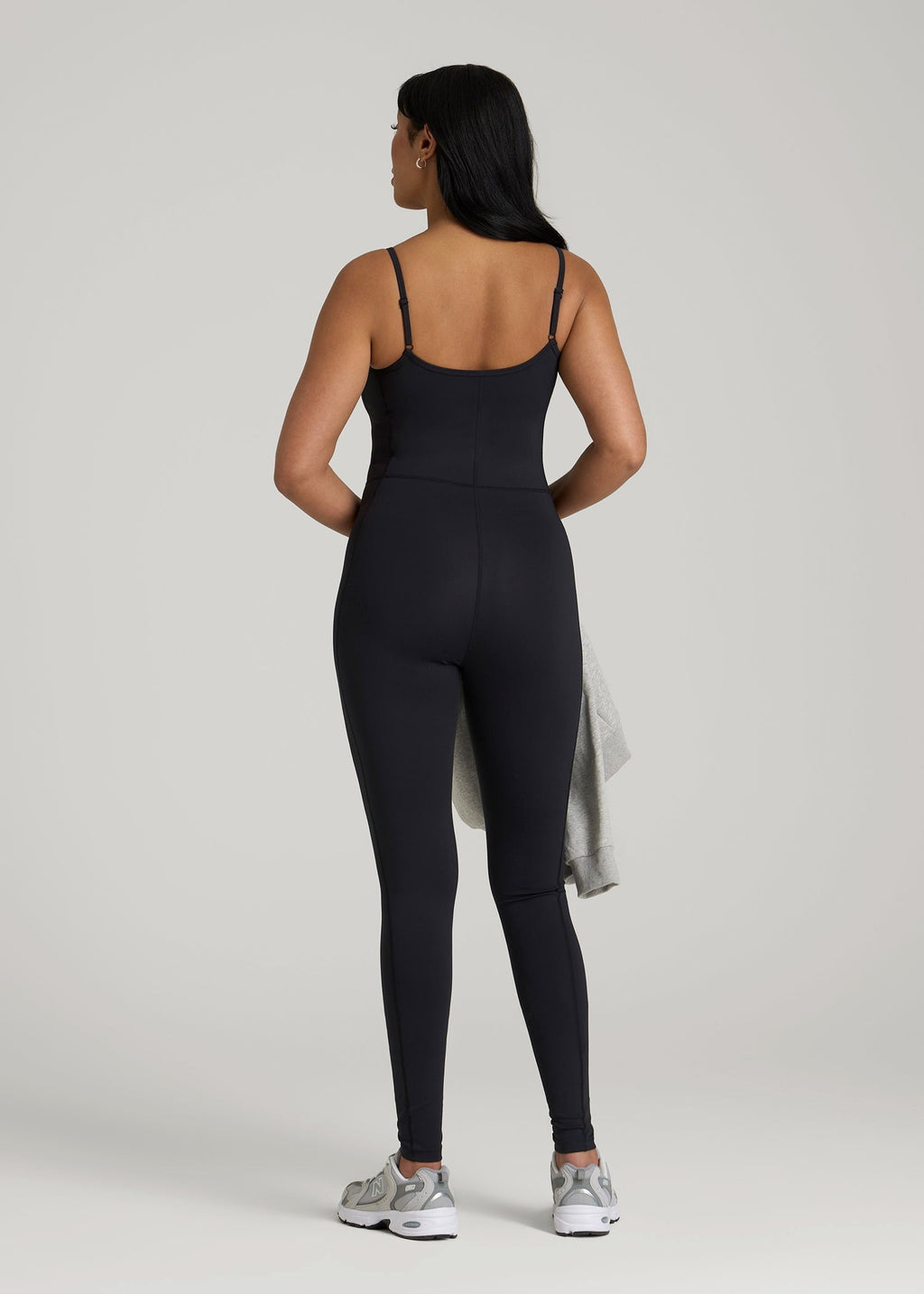 Balance Spaghetti Strap Jumpsuit for Tall Women in Black