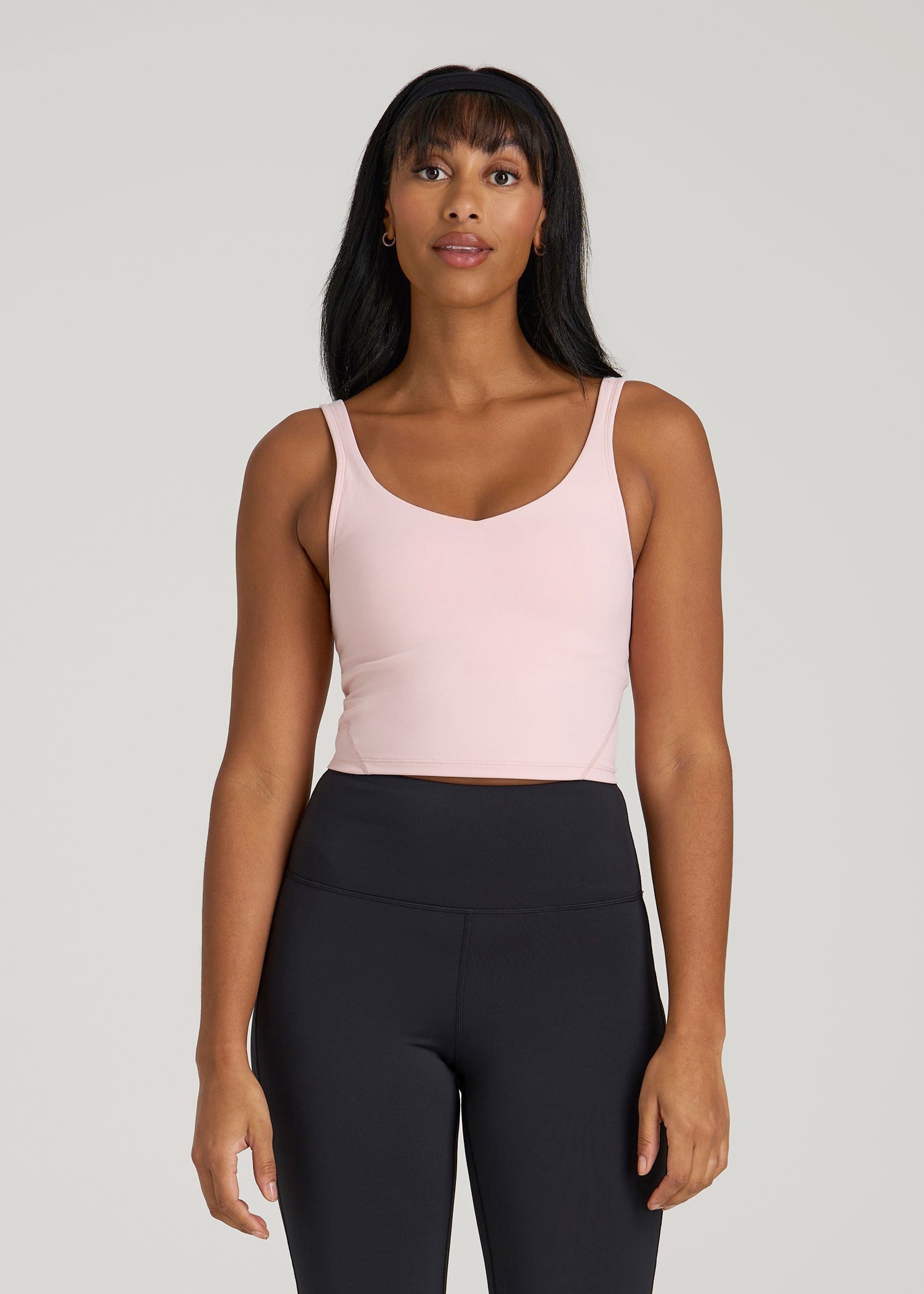 Balance Tank Top for Tall Women in Hush Pink