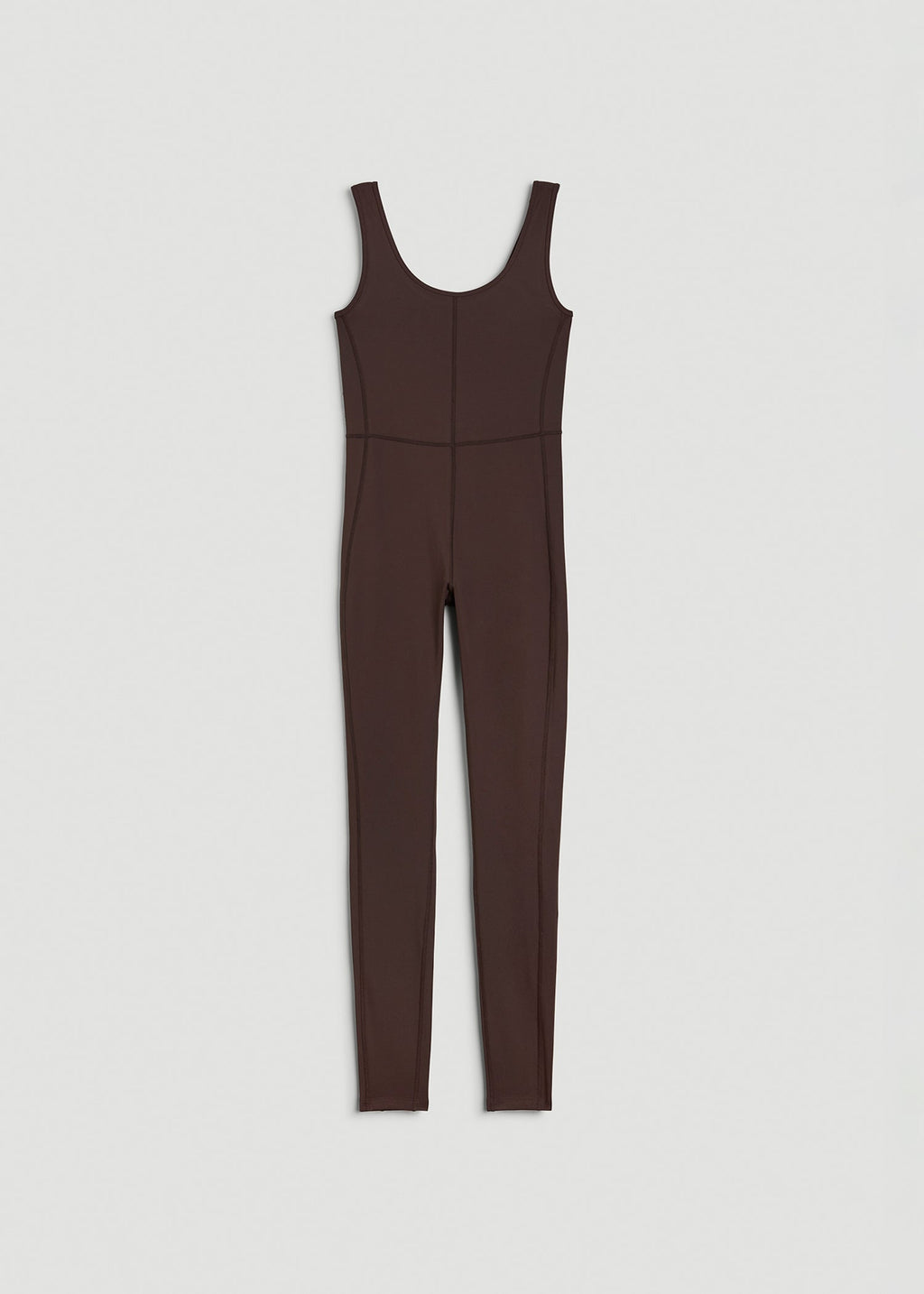 Balance Scoop Neck Jumpsuit for Tall Women in Espresso
