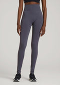Compression Training Leggings for Tall Women in Periscope Grey