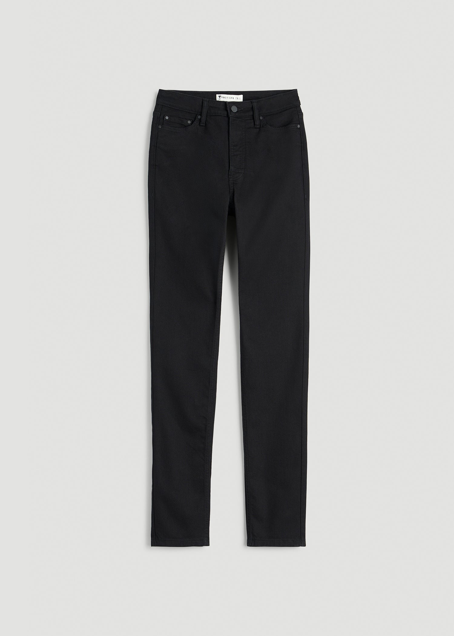 Maya Curve High-Rise Skinny Leg Jeans for Tall Women in Optimum Black