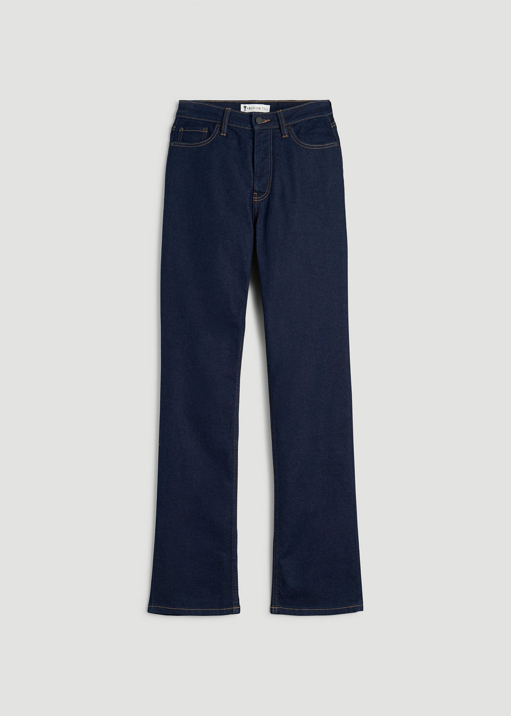 Avery Curve High-Rise Straight Leg Jeans for Tall Women in Deep Indigo Wash