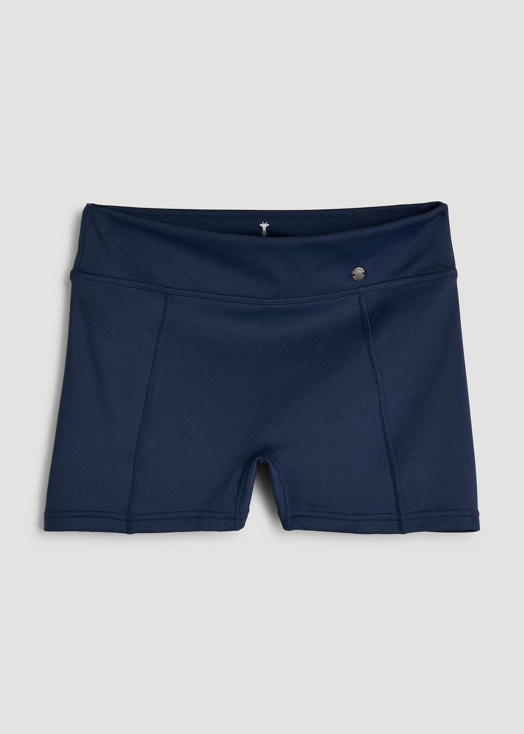 Fitted Hybrid Shorts for Tall Women in Navy Blue