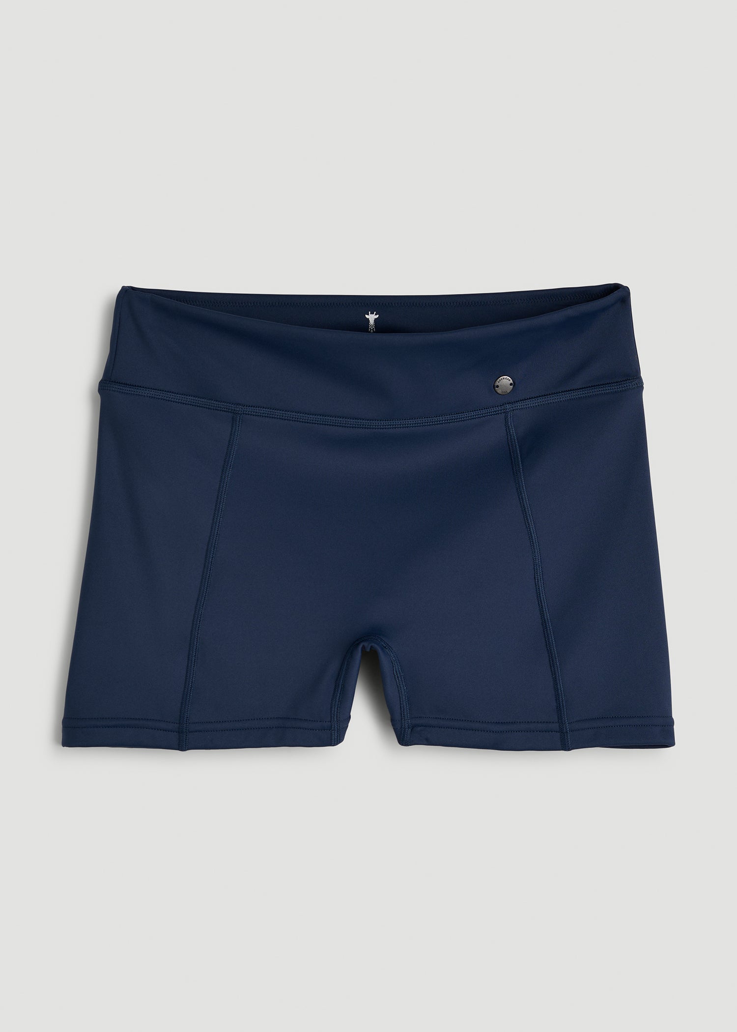 Fitted Hybrid Shorts for Tall Women in Navy Blue