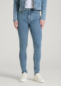 Georgia High-Rise Skinny Jeans for Tall Women in Perfect Blue