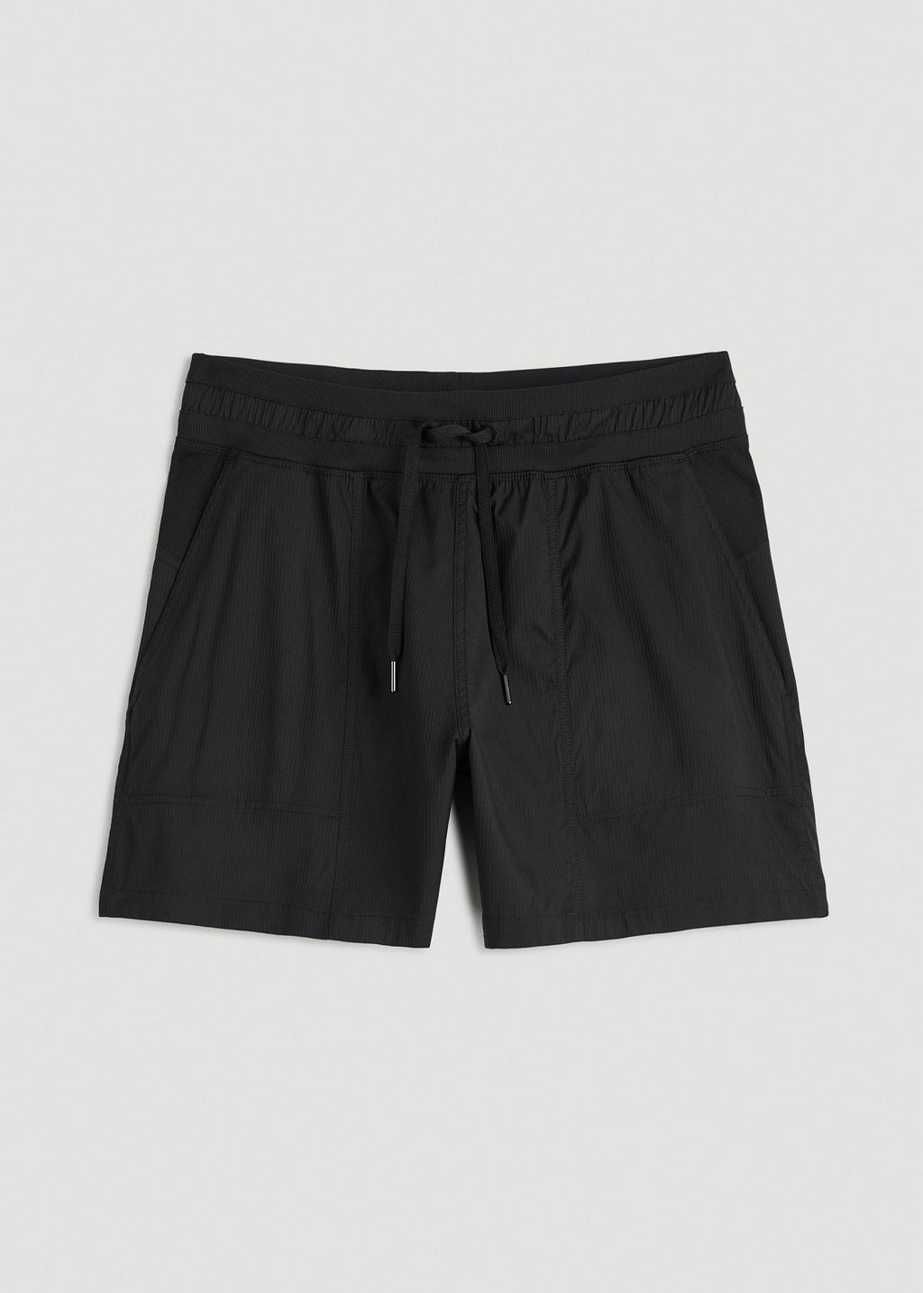 High-Rise After Practice Shorts for Tall Women in Black