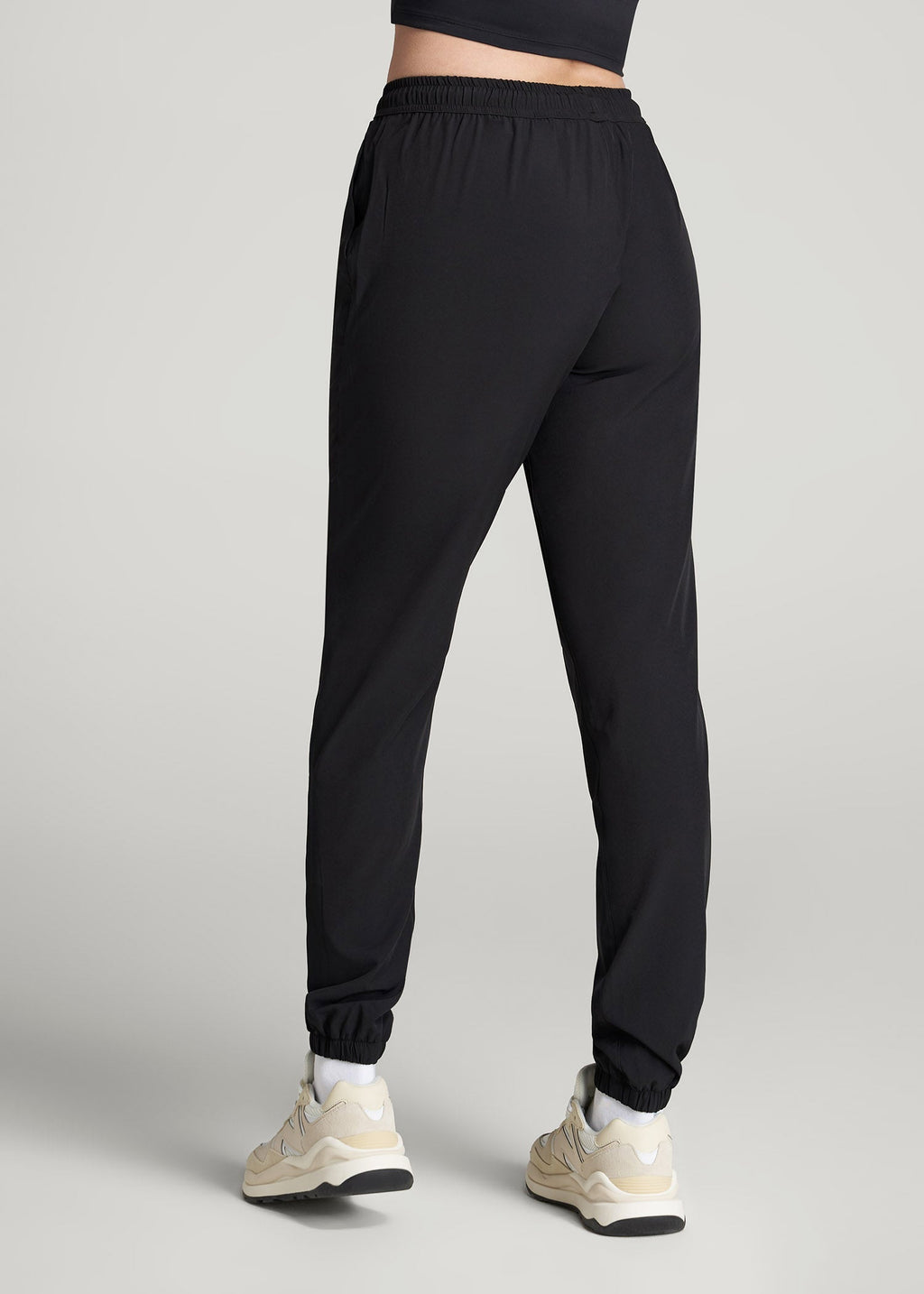 Hybrid Joggers for Tall Women in Black