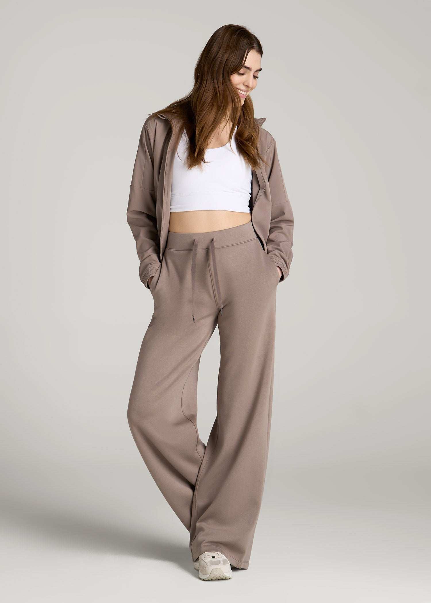 Layer Up Jacket for Tall Women in Portobello