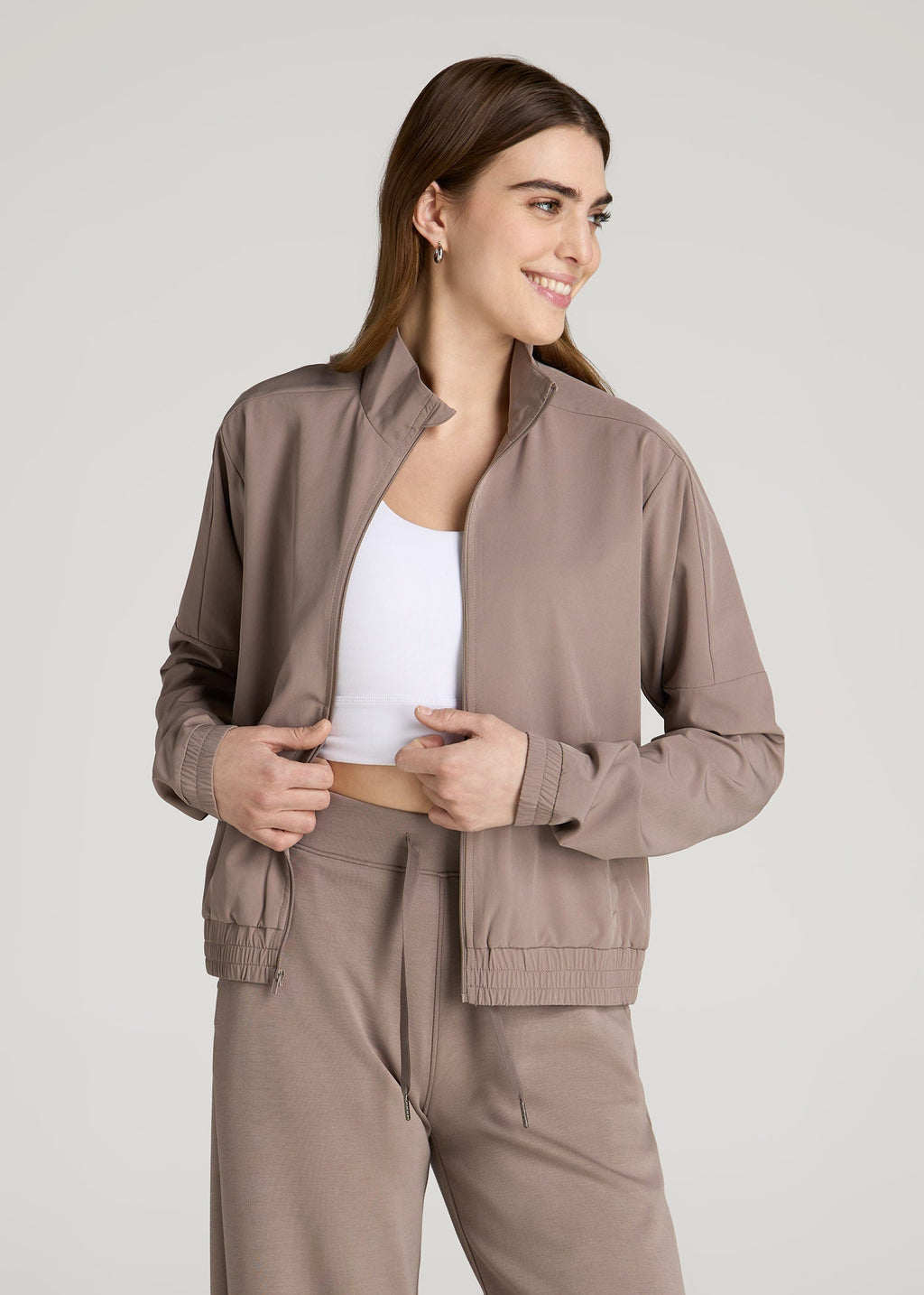 Layer Up Jacket for Tall Women in Portobello