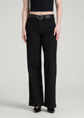 Luna High-Rise Wide-Leg Jeans for Tall Women in Optimum Black