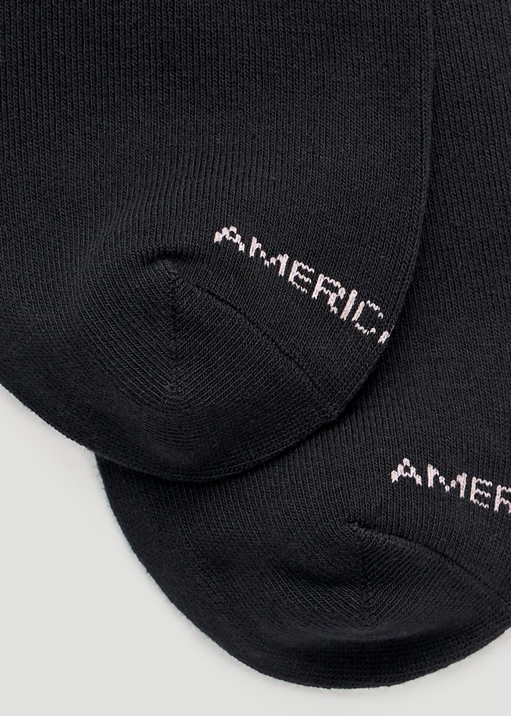 Mid Crew Socks (X-Large Size: 10-13) for Tall Women in Black