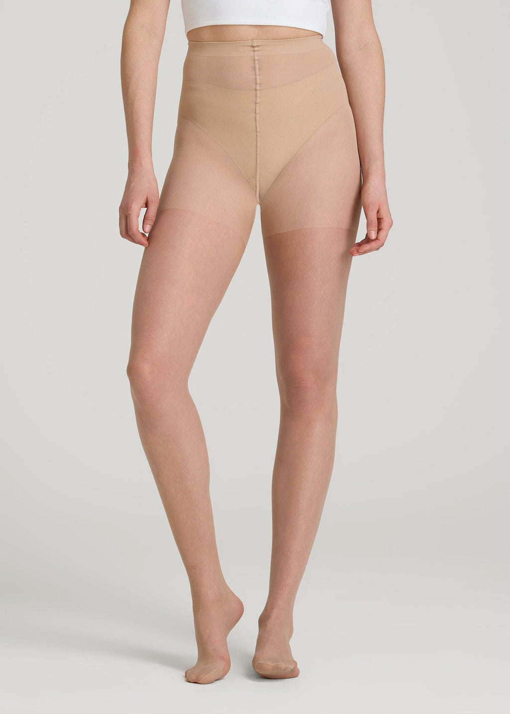 Ultra Sheer Pantyhose for Tall Women in Linen