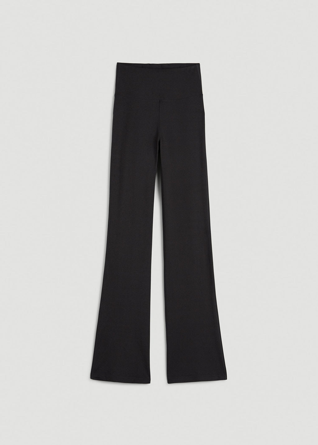 Ultra Soft High Rise Flare Yoga Pants for Tall Women in Black Mix