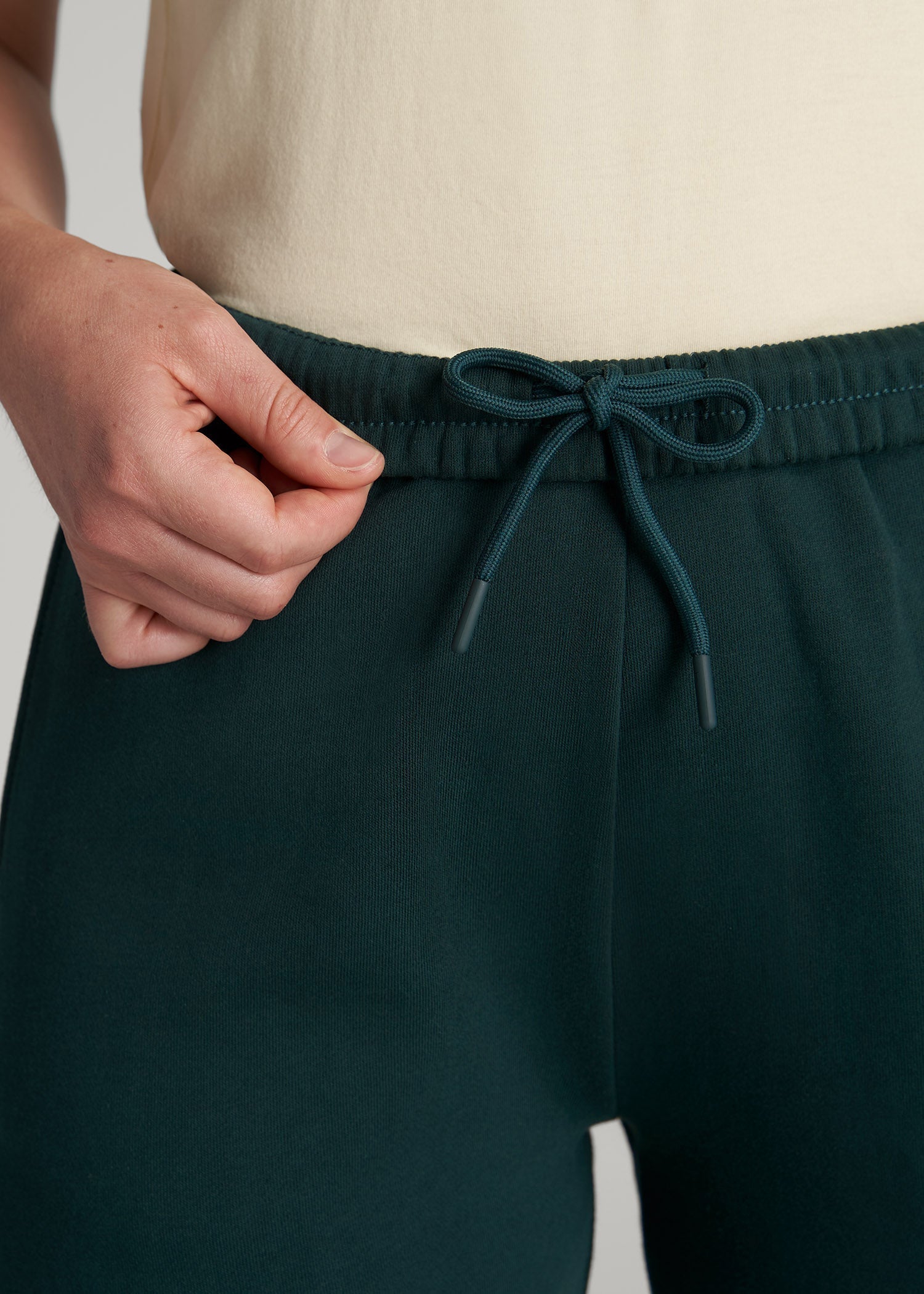 Wearever Fleece Relaxed Sweatpants for Tall Women in Emerald