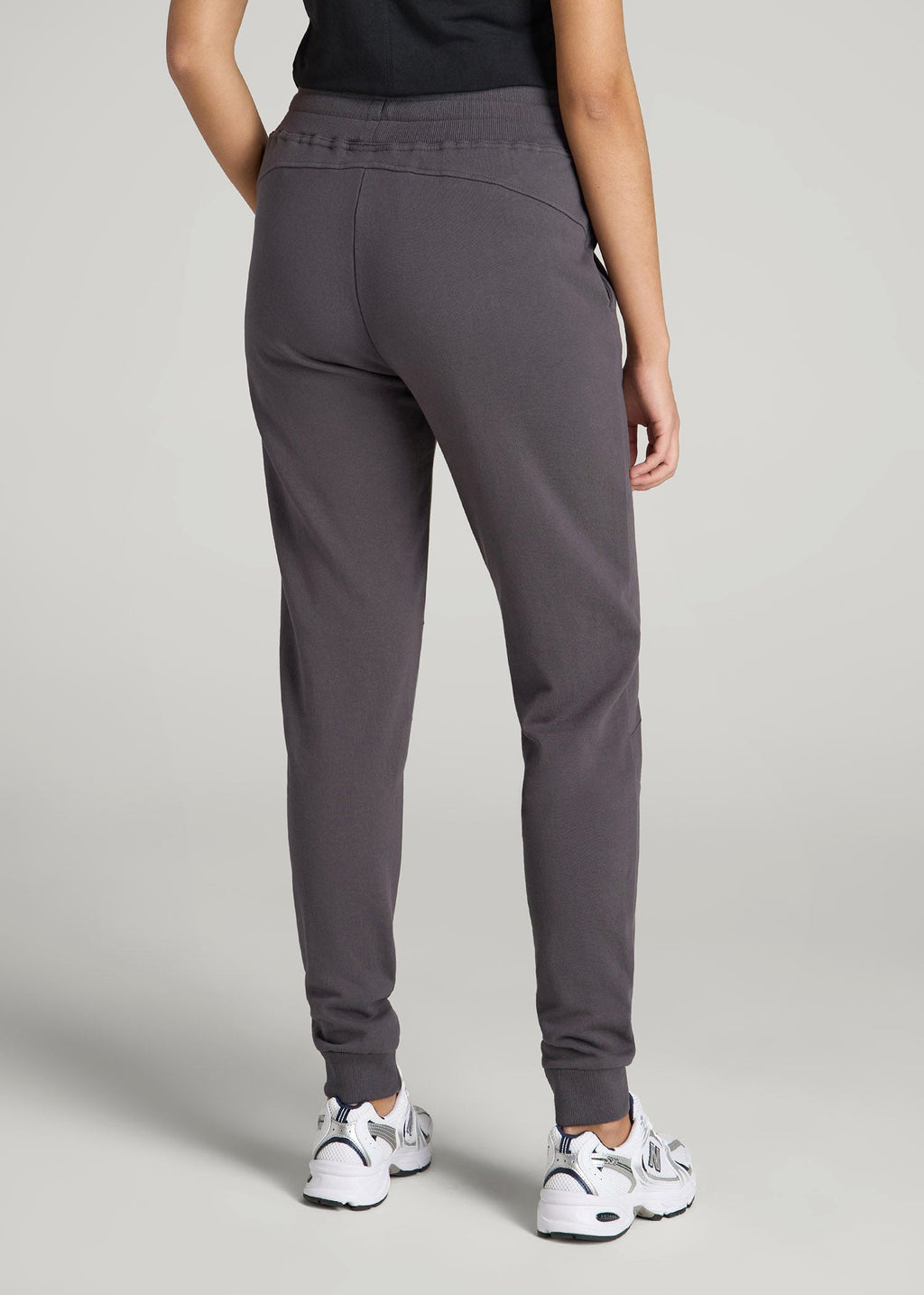 Wearever French Terry Joggers for Tall Women in Charcoal
