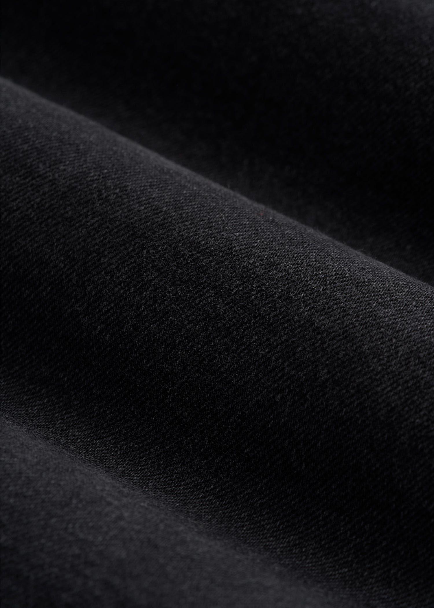 Wide Leg Pleated Denim Trousers for Tall Women in Onyx Black Wash