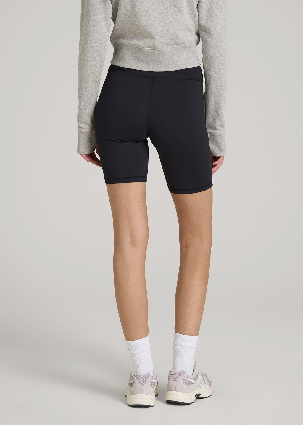Balance Bike Shorts for Tall Women in Black