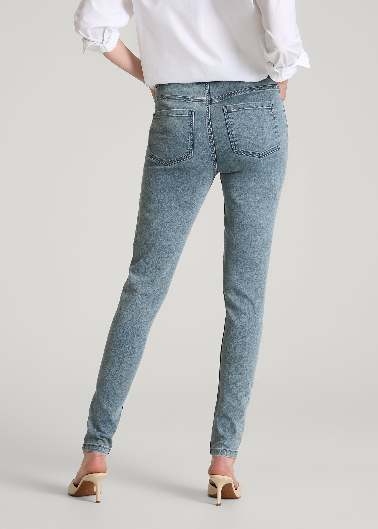Jeggings for Tall Women in Perfect Blue